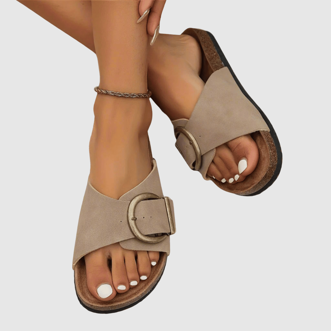 Theresa | Sandales Orthopédiques en Daim