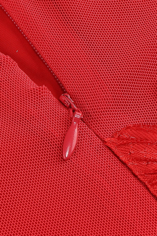 Robe Brodée 3D à Décolleté Halter