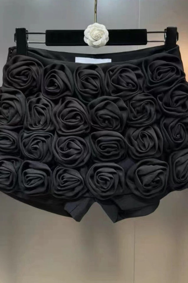 Shorts Brodés Astraea à Détails Floraux