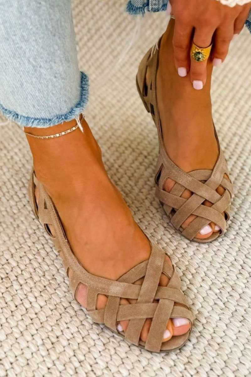 Caterina | Sandales Tressées Été Vibrant