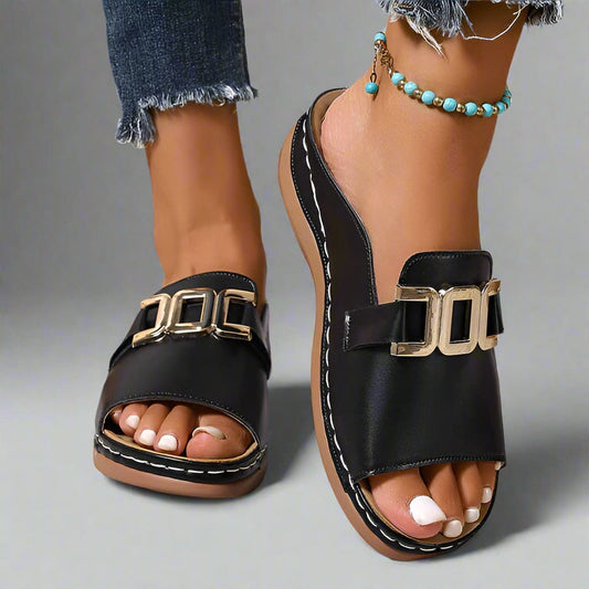 Elle | Sandales Confort à Talons