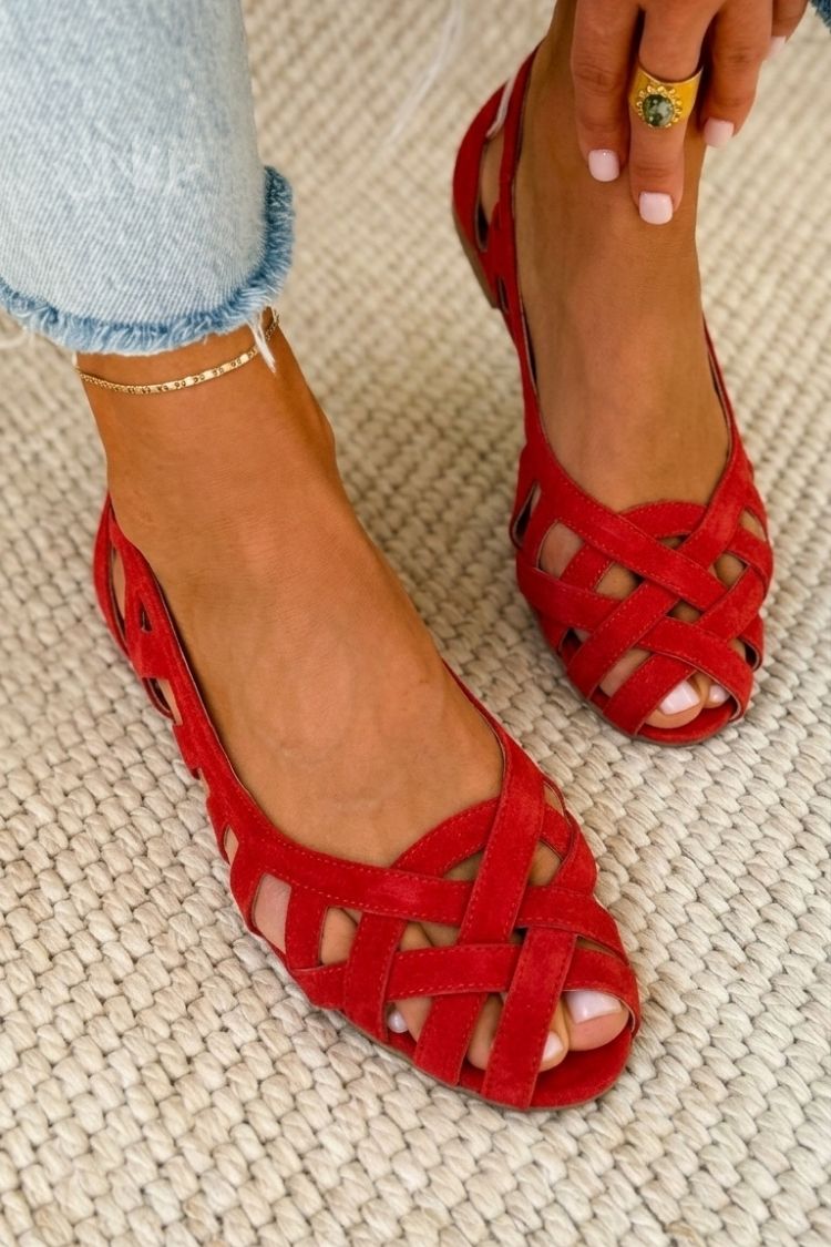 Caterina | Sandales Tressées Été Vibrant