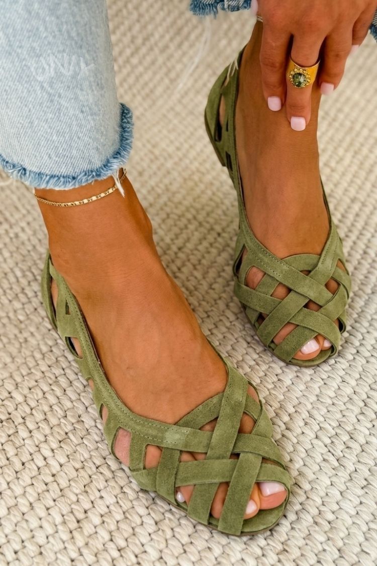 Caterina | Sandales Tressées Été Vibrant