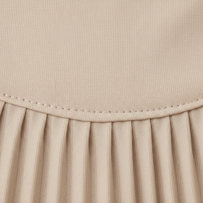 Robe Longue Plissée à Épaules Dénudées et Dos Nu pour Femme