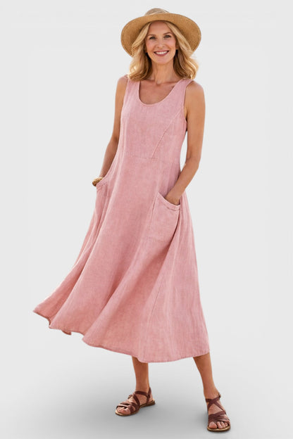Zoé - Robe Confortable en Longueur