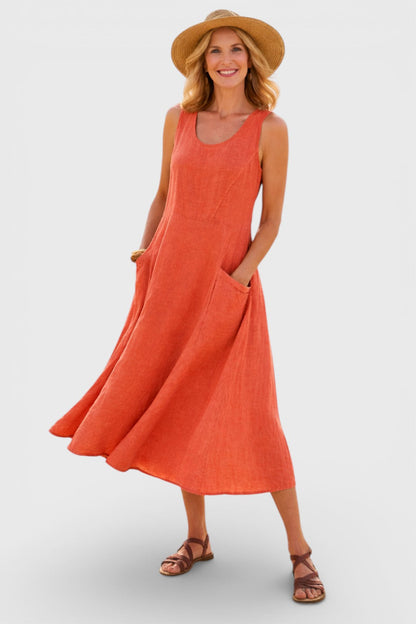 Zoé - Robe Confortable en Longueur