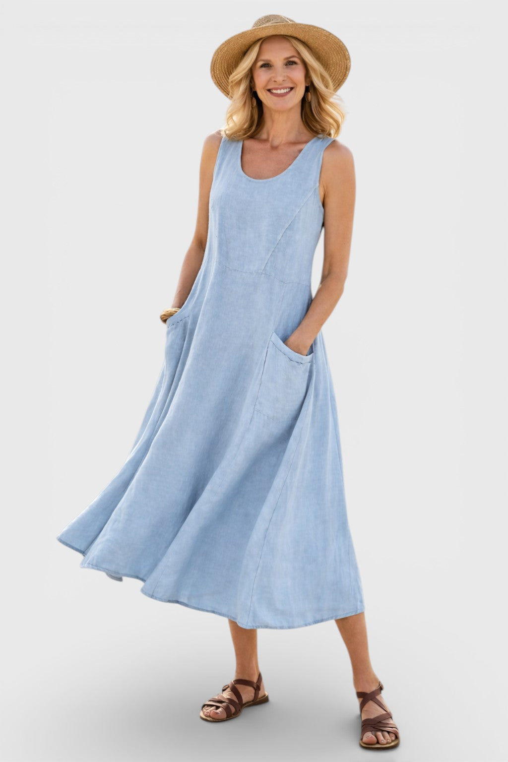 Zoé - Robe Confortable en Longueur