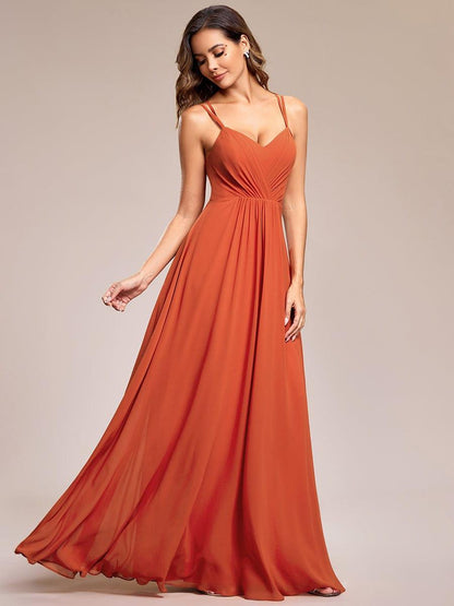 ever RUBY|Multiway Chiffon and Lace Open Back Bridesmaid Dress with Spaghetti Straps