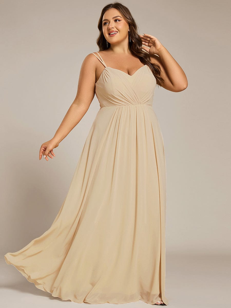 ever RUBY|Multiway Chiffon and Lace Open Back Bridesmaid Dress with Spaghetti Straps