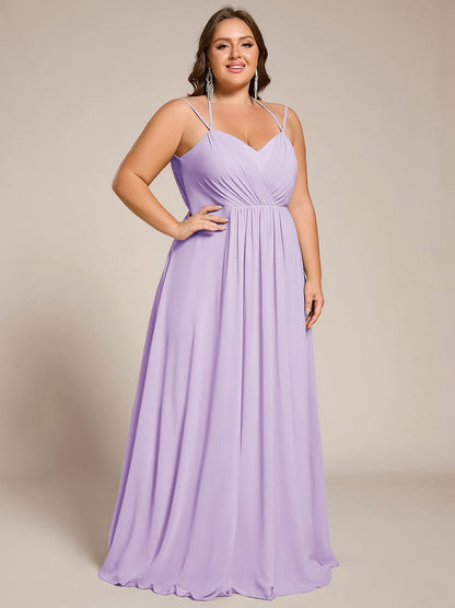 ever RUBY|Multiway Chiffon and Lace Open Back Bridesmaid Dress with Spaghetti Straps