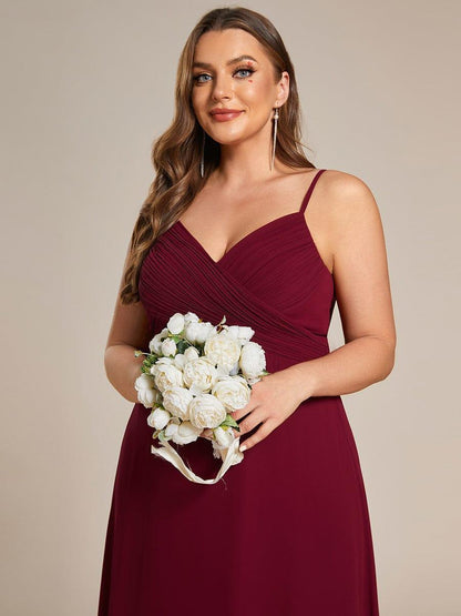 ever NOVA|Sweetheart Draped Back Floor Length Bridesmaid Dress