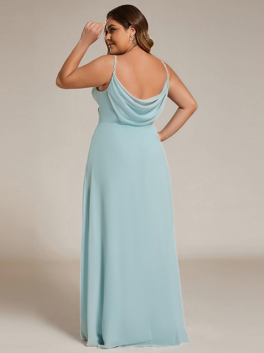 ever NOVA|Sweetheart Draped Back Floor Length Bridesmaid Dress