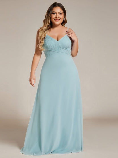 ever NOVA|Sweetheart Draped Back Floor Length Bridesmaid Dress