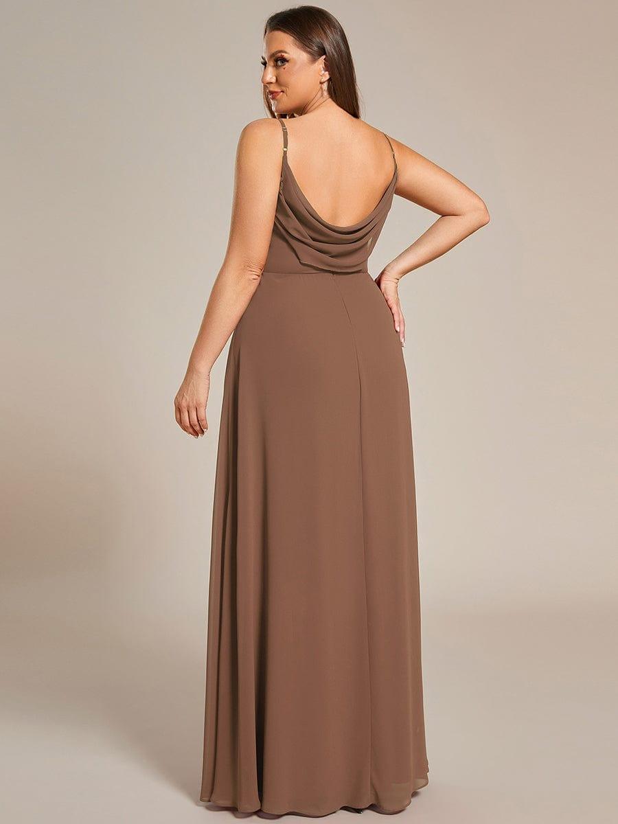 ever NOVA|Sweetheart Draped Back Floor Length Bridesmaid Dress