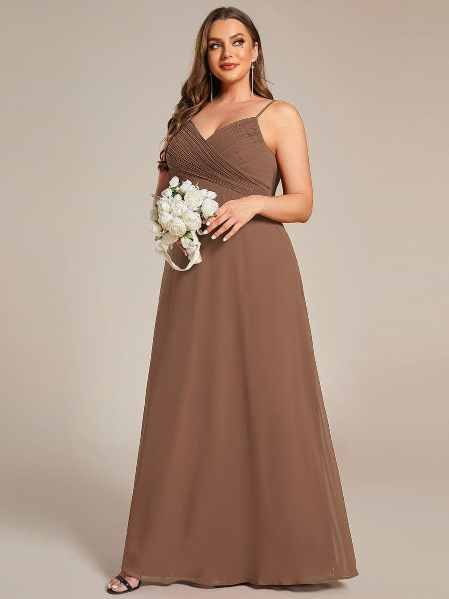 ever NOVA|Sweetheart Draped Back Floor Length Bridesmaid Dress