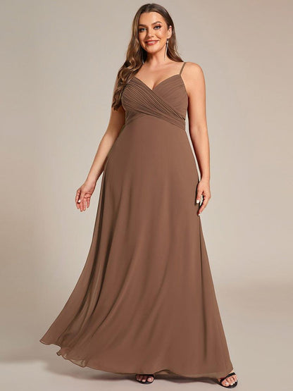 ever NOVA|Sweetheart Draped Back Floor Length Bridesmaid Dress