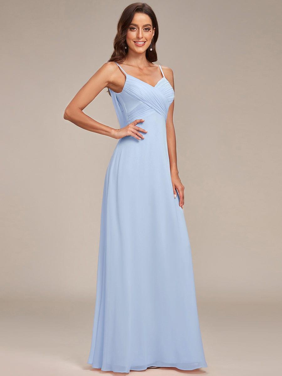 ever NOVA|Sweetheart Draped Back Floor Length Bridesmaid Dress