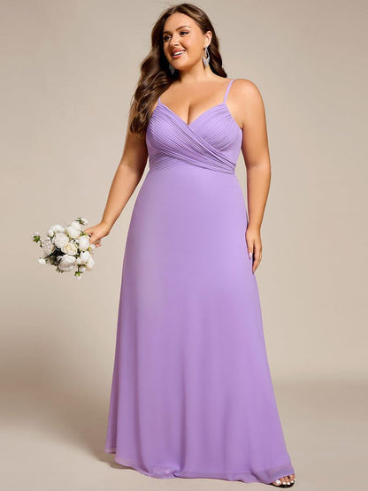 ever NOVA|Sweetheart Draped Back Floor Length Bridesmaid Dress