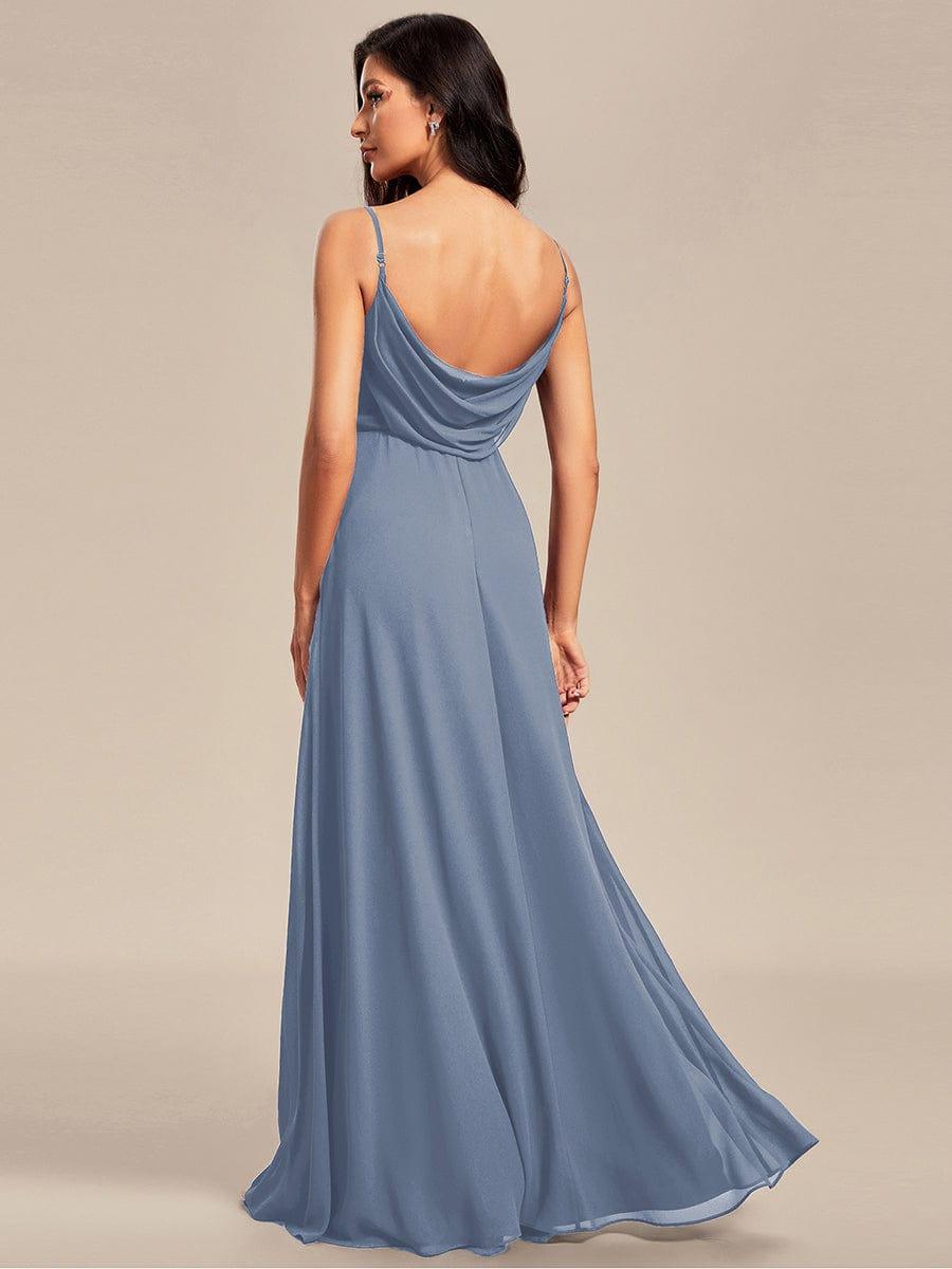 ever NOVA|Sweetheart Draped Back Floor Length Bridesmaid Dress