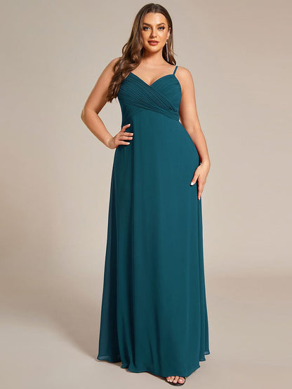 ever NOVA|Sweetheart Draped Back Floor Length Bridesmaid Dress