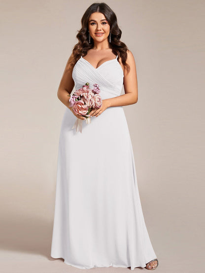 ever NOVA|Sweetheart Draped Back Floor Length Bridesmaid Dress