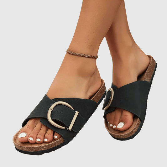 Theresa | Sandales Orthopédiques en Daim