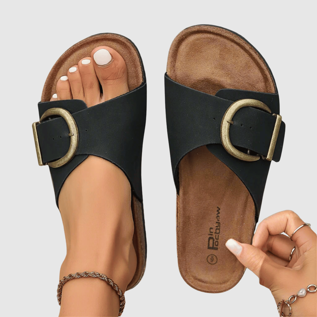 Theresa | Sandales Orthopédiques en Daim