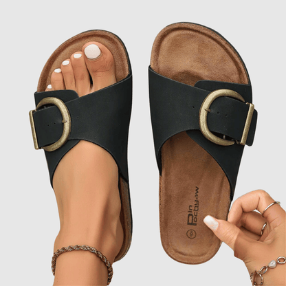 Theresa | Sandales Orthopédiques en Daim