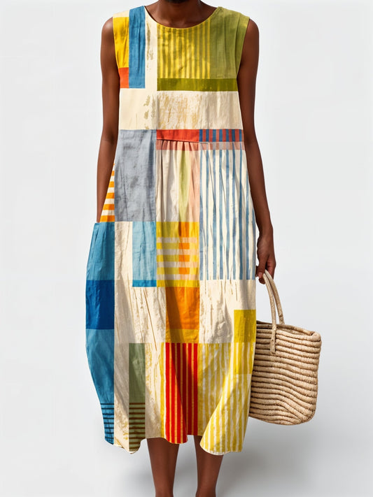 Eva - Robe Géométrique