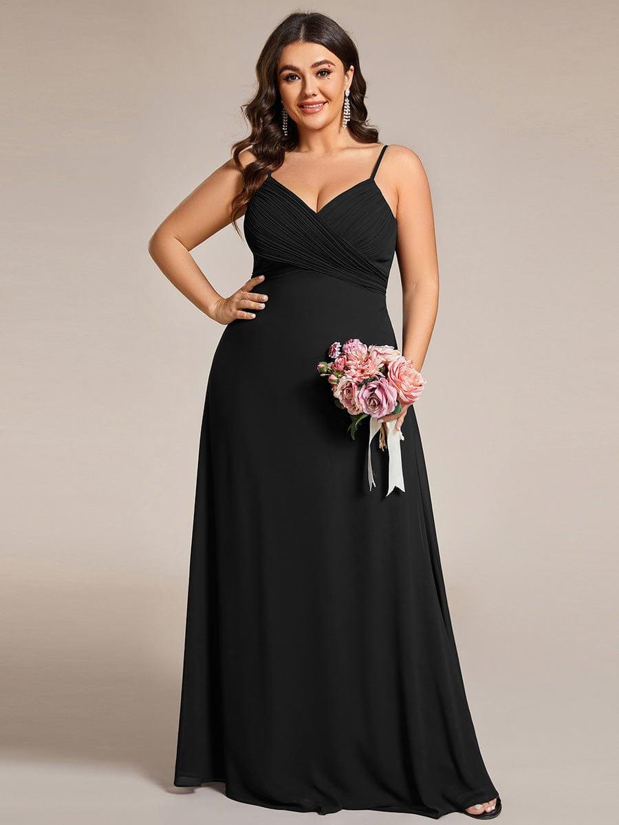 ever NOVA|Sweetheart Draped Back Floor Length Bridesmaid Dress
