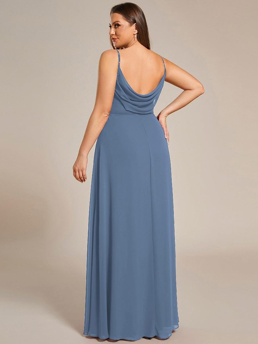 ever NOVA|Sweetheart Draped Back Floor Length Bridesmaid Dress
