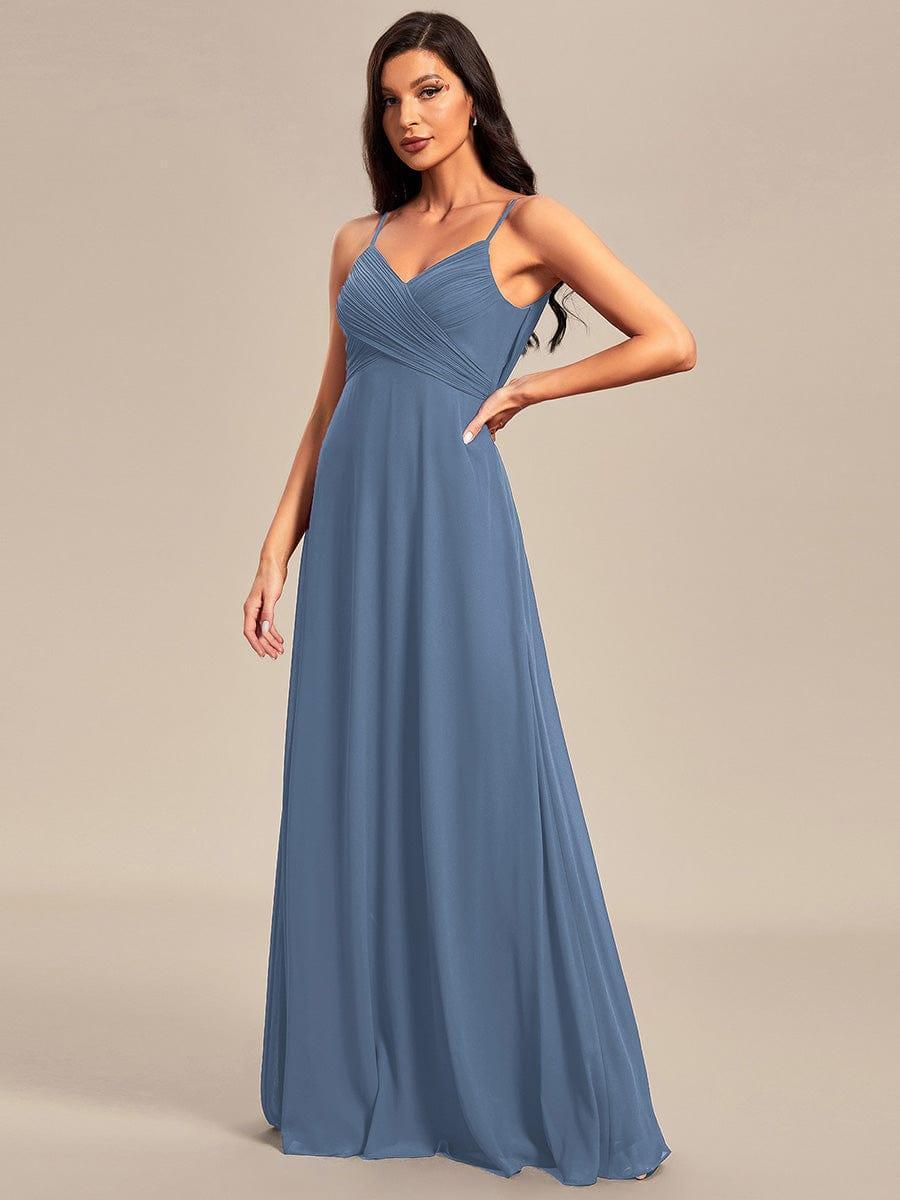 ever NOVA|Sweetheart Draped Back Floor Length Bridesmaid Dress