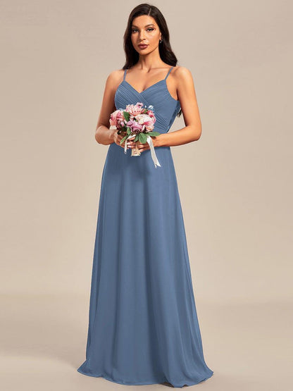 ever NOVA|Sweetheart Draped Back Floor Length Bridesmaid Dress