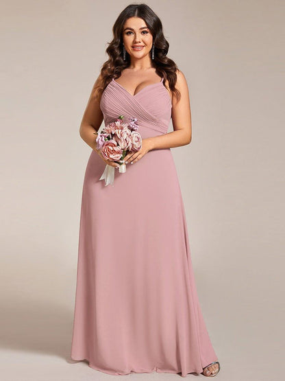 ever NOVA|Sweetheart Draped Back Floor Length Bridesmaid Dress