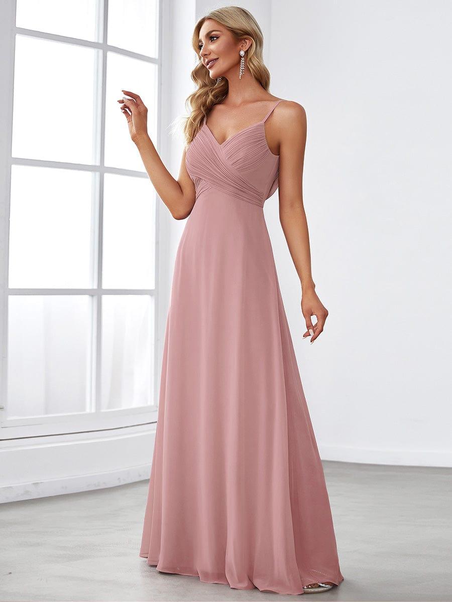 ever NOVA|Sweetheart Draped Back Floor Length Bridesmaid Dress