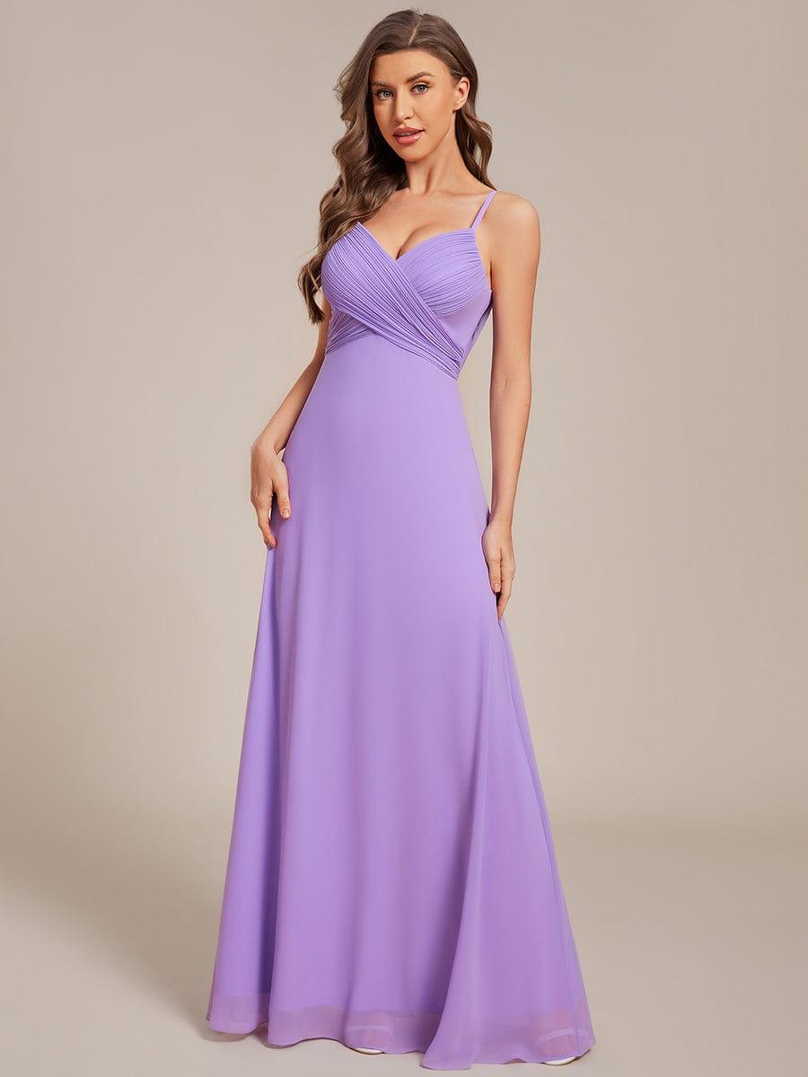 ever NOVA|Sweetheart Draped Back Floor Length Bridesmaid Dress