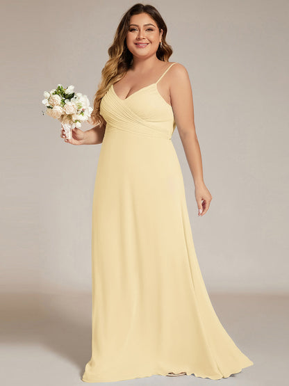 ever NOVA|Sweetheart Draped Back Floor Length Bridesmaid Dress