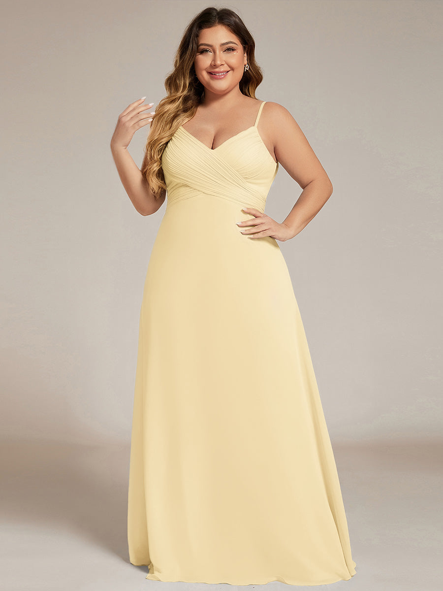 ever NOVA|Sweetheart Draped Back Floor Length Bridesmaid Dress