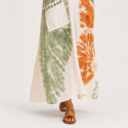 Venus | Caftan Tie-Dye Vert