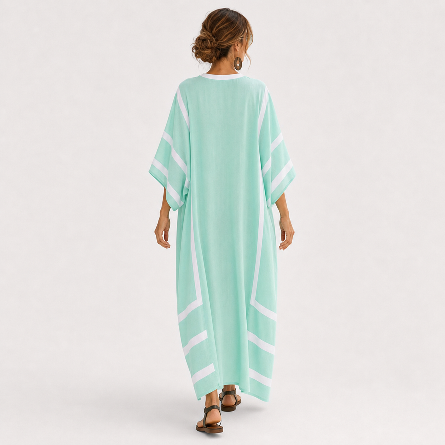 Zaira | Caftan Vert Menthe