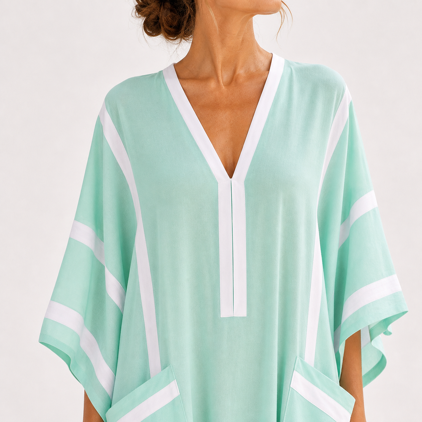 Zaira | Caftan Vert Menthe