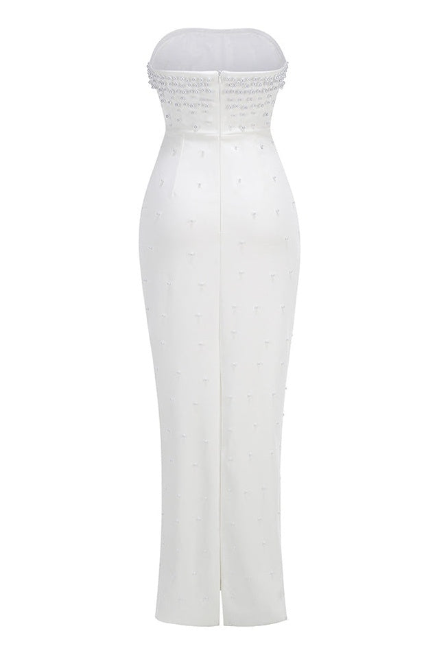 Robe Bustier Brodée de Perles