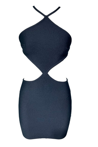 Robe Noire Madrid Évasée
