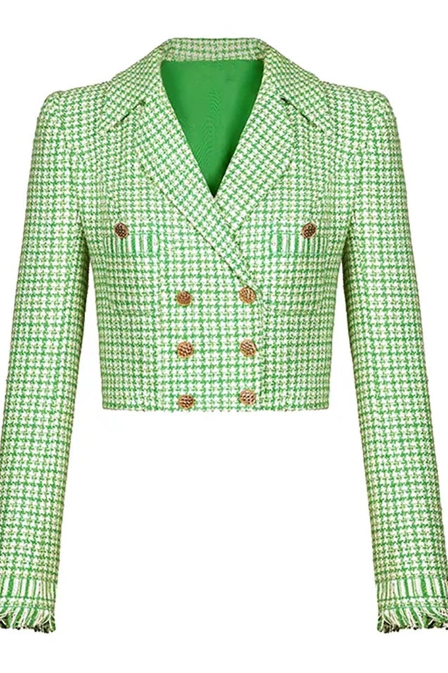 Ensemble Jupe et Blazer Doublé Texturé