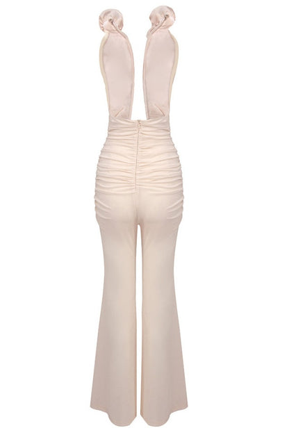 Jumpsuit Plissé à Fleurs 3D Vissarion