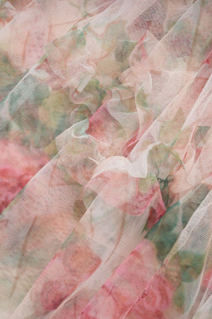 Robe en Maille Florale Aurora