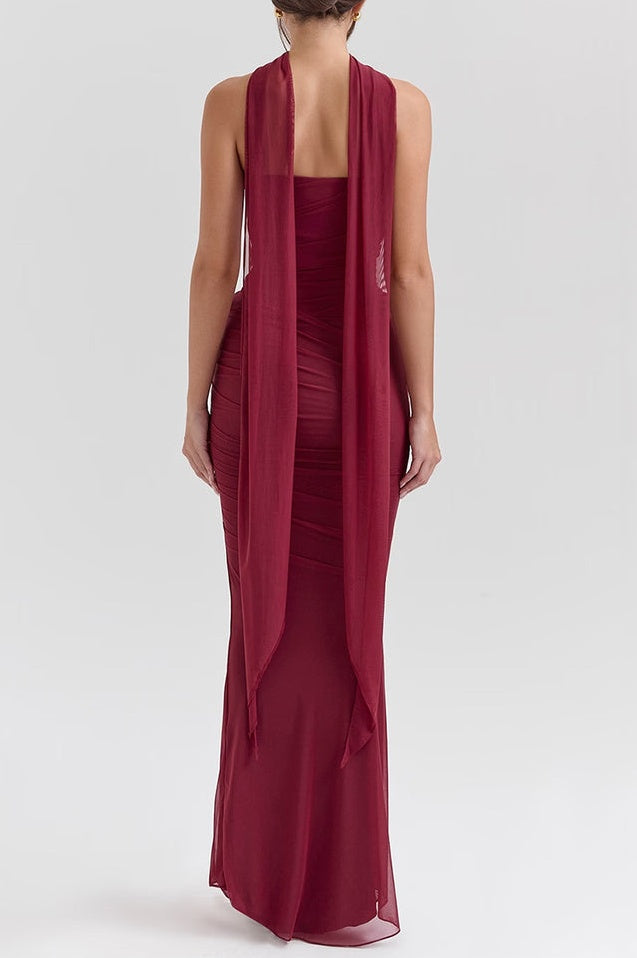 Ensemble Jupe avec Corset et Écharpe au Cou Hallie