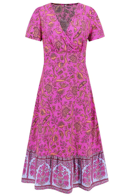 Robe Maxi Boho Imprimée Floral Kamoni