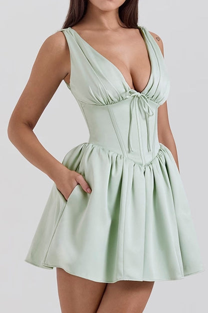 Robe Mini en Satin Emmeliette