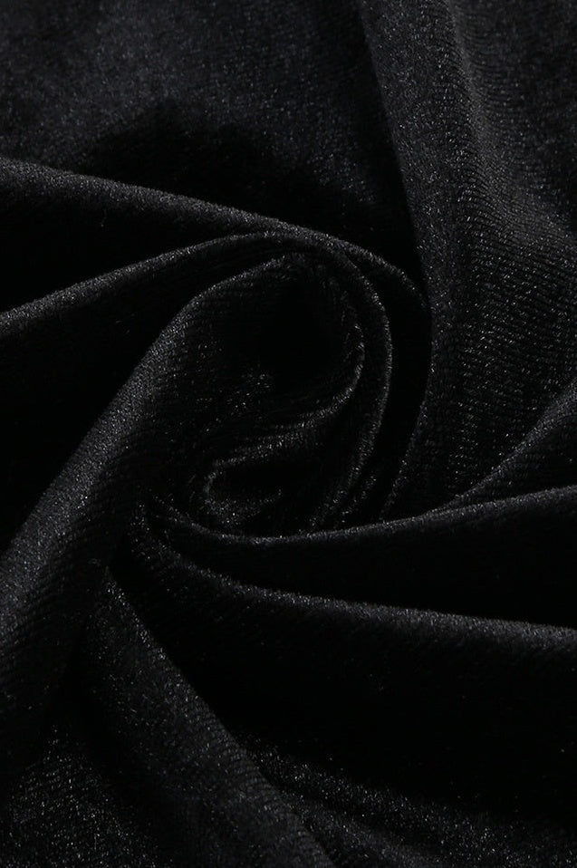 Robe en Velours Duchesse à Bows, Épaules Nues